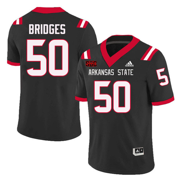 Landon Bridges Arkansas State Jersey,Arkansas State Red Wolves Football Uniforms,Jersey-Black